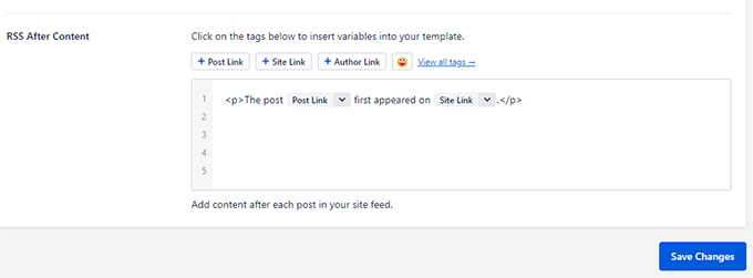 All in One SEO RSS after content All in One SEO RSS after content