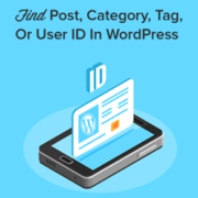findpostcategorytagcommentuseridinwordpress-180x180-1 How to Find Post, Category, Tag, Comment, or User ID in WordPress